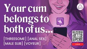 ASMR Audio Porn: Bisexual FFM Threesome in an Open Relationship - Anal Sex, &amp; Oral - Erotic Audio Story