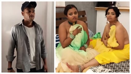 Thick Desi Mommies And A Lucky Neighbor