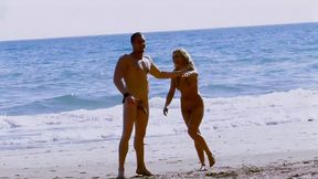 I went to take pictures on the beach with a photographer and my husband asked me to fuck him right there