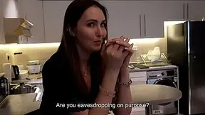 EXPERIENCED LADY stepmom cooks dinner then begs for a kinky smash session