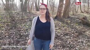 ”Lea Loves Getting Wood In The Woods”