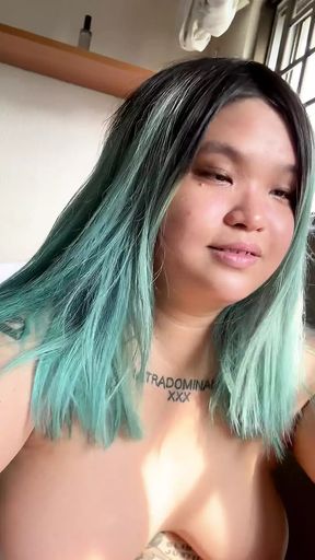 Chubby asian