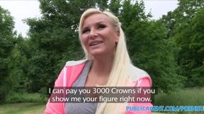 ”Titty Blonde Screwed Outdoors”