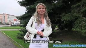 Outdoor MILF Seduction for Cash