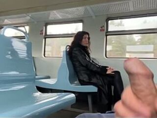 Public Dong Flashing on a Teach - Stranger Woman Was Shocked When This babe Saw My Ramrod