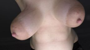 Worship these two beautiful big natural boobs with a huge nipples! Suck all milk out of them! - Milky Mari
